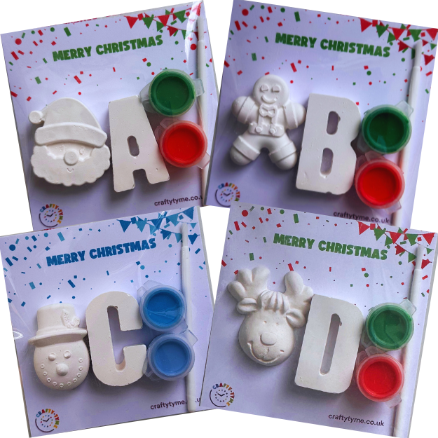 Festive Letter Paint Kit - A-Z