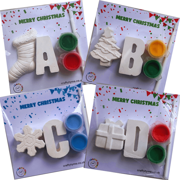 Xmas Letter Paint Kit - A-Z