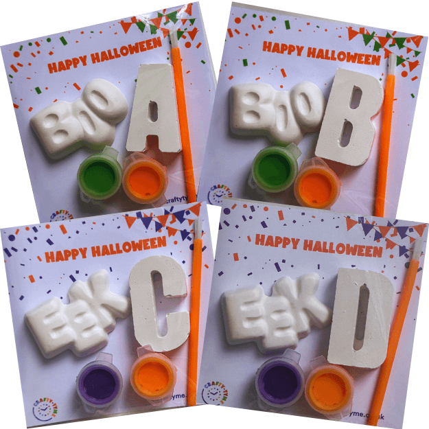 Boo! Eek! Initial Paint Kits - Assorted