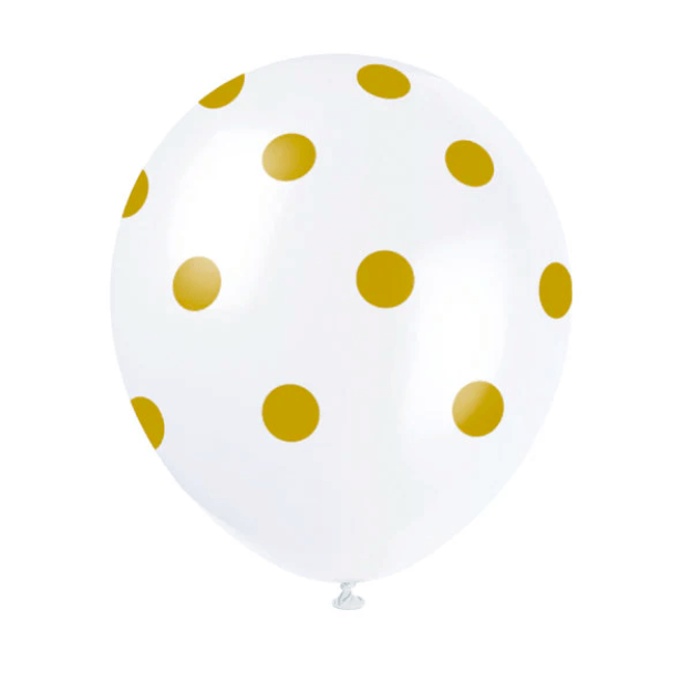 Lovely Dot Balloons - 6 Pack