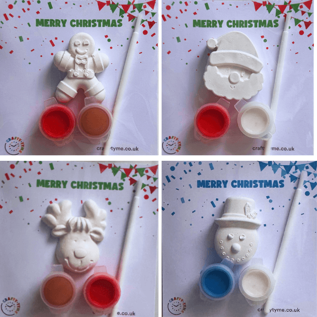 Christmas Friends Paint Kit - Assorted