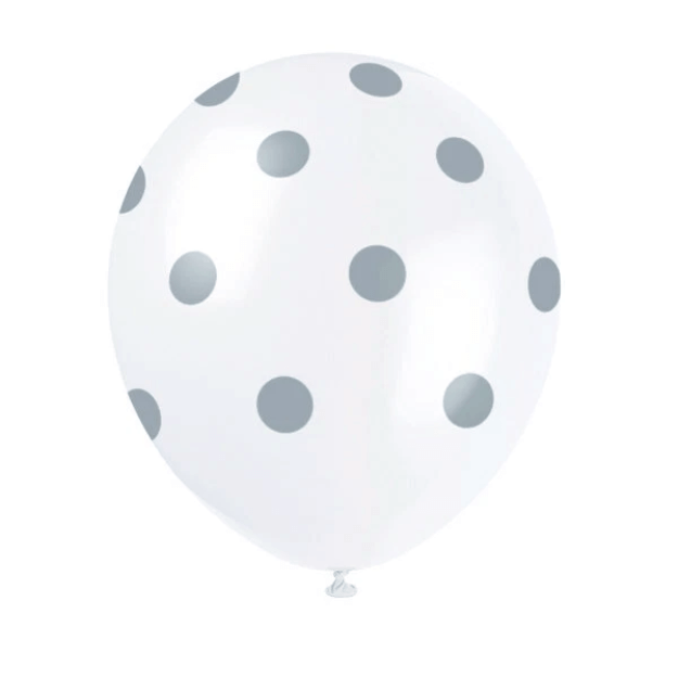 Lovely Dot Balloons - 6 Pack