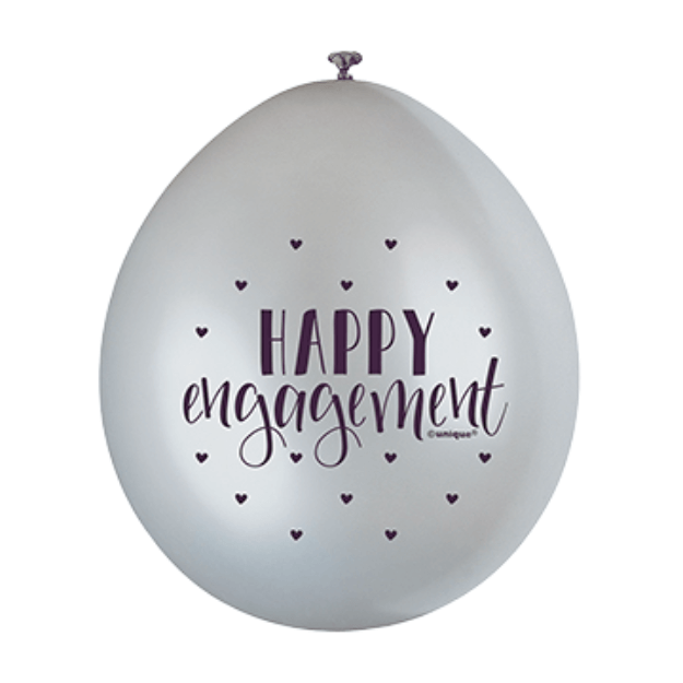Happy Engagement Balloons - 10 Pack