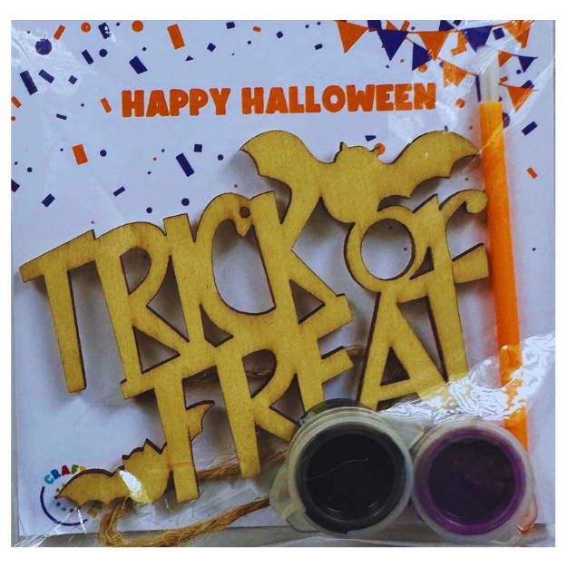 Treat or Treat Wooden Hanging Kit