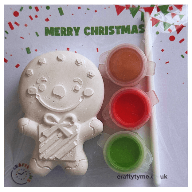 Gingerbread Man Paint Kit - Assorted