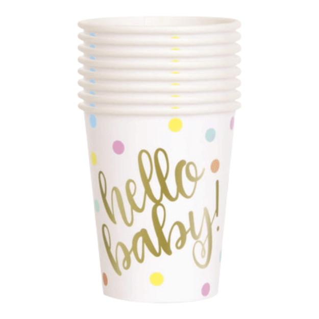Hello Baby Party Cups