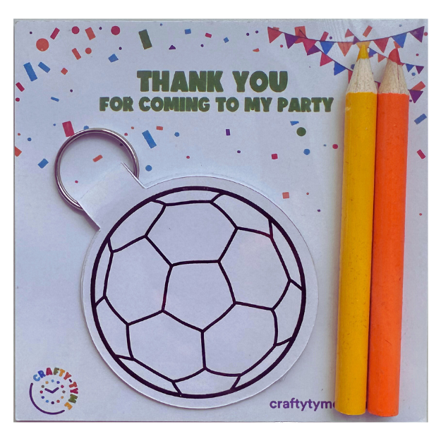 Football Keyring Party Bag