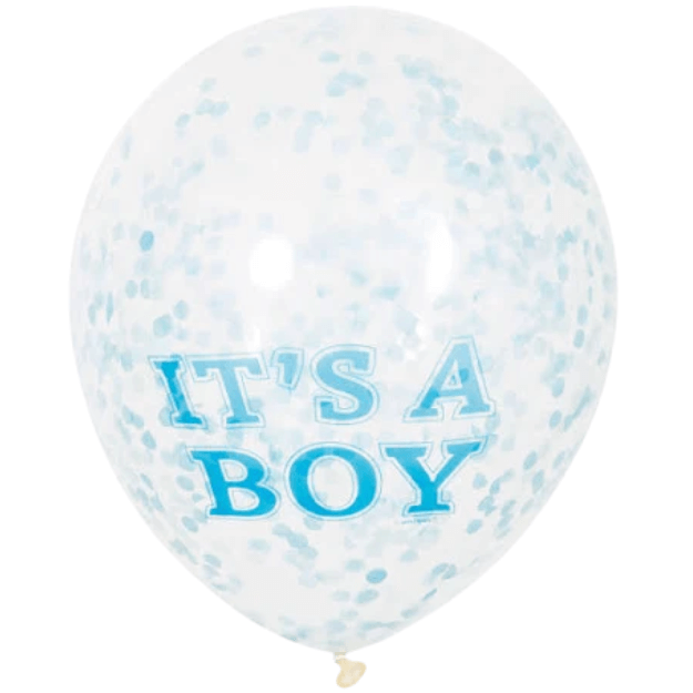 It's A Boy 12" Balloons - 6 Pack