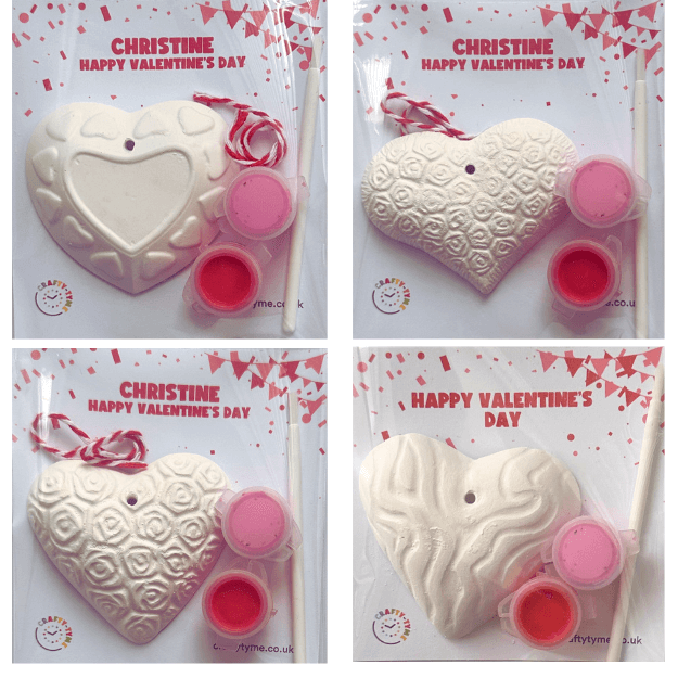 Valentine Hanging Heart Paint Kit