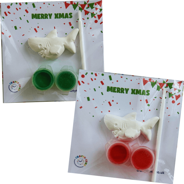 Christmas Shark Paint Kit - Assorted