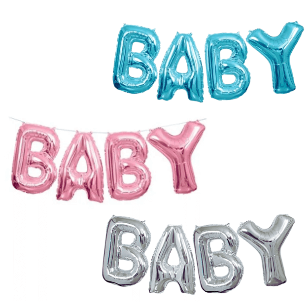 Baby Balloon Banner