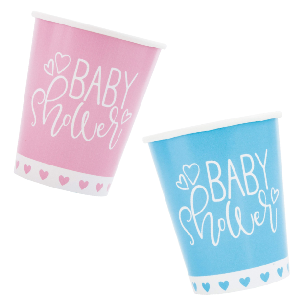 Baby Shower Cups - 8 Pack