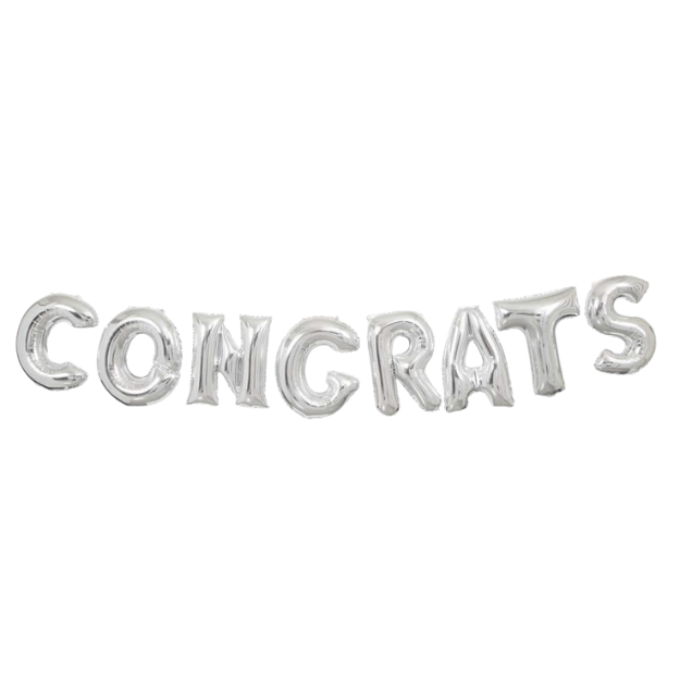 14" Congrats Balloon Banner
