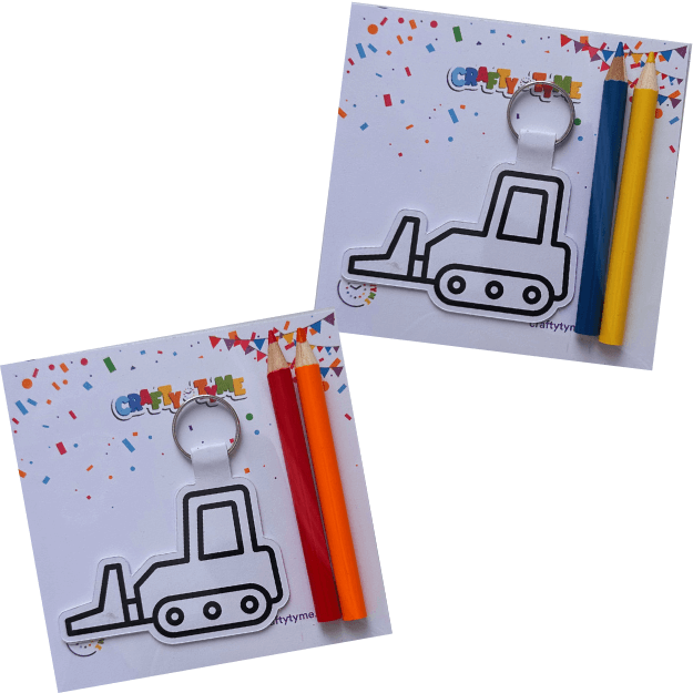 Digger Colouring Kit