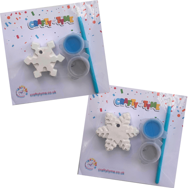 Mini Hanging Snowflake Paint Kit