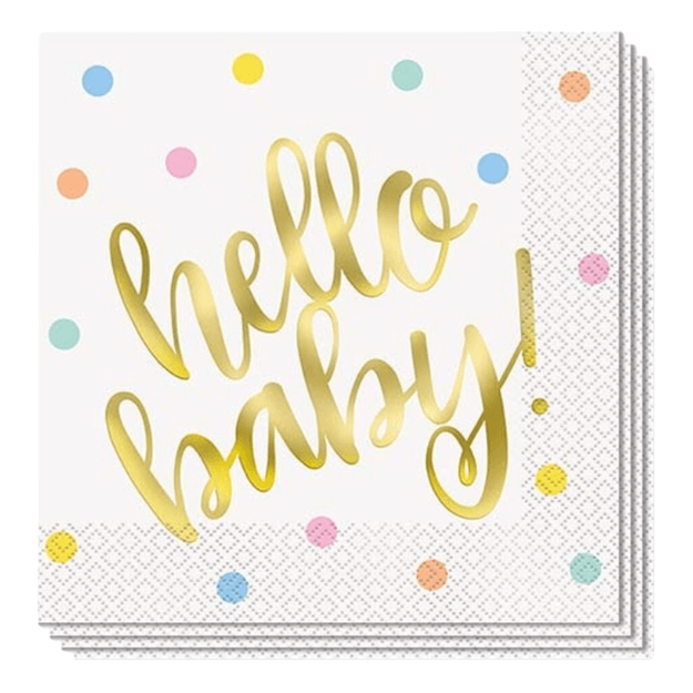 Hello Baby Napkins