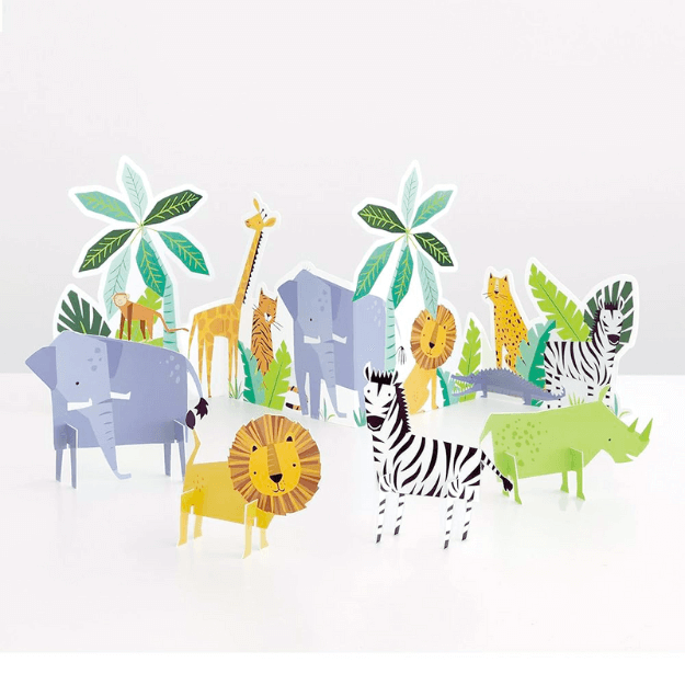 Jungle Animal Table Decoration Kit