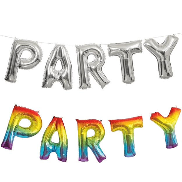 14" Party Balloon Banner