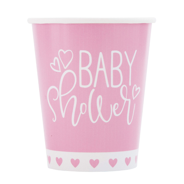 Baby Shower Cups - 8 Pack