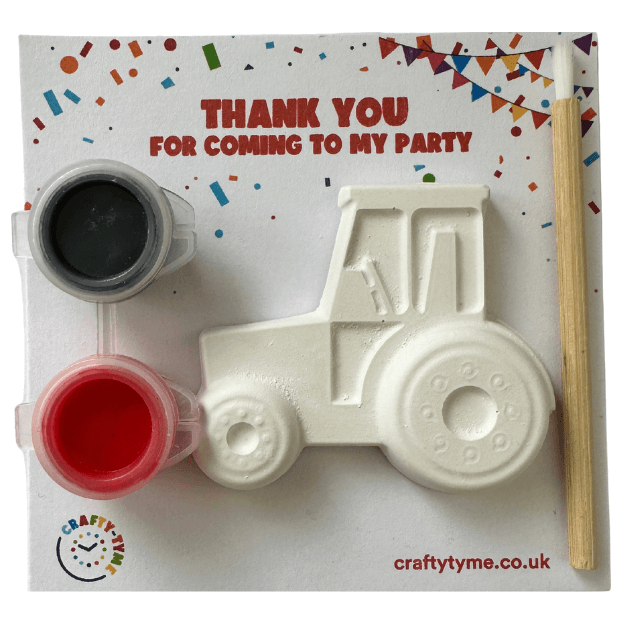 Farm Tractor Party Bag - Red