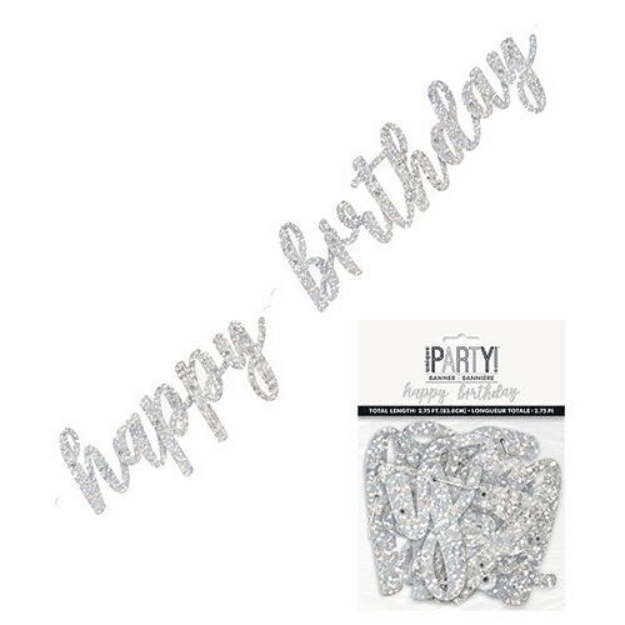 Happy Birthday Foil Banner