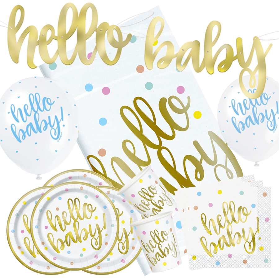 Blue Hello Baby Bundle