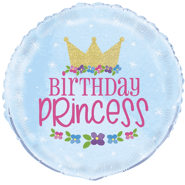 Fairy Birthday Princess Foil Balloon