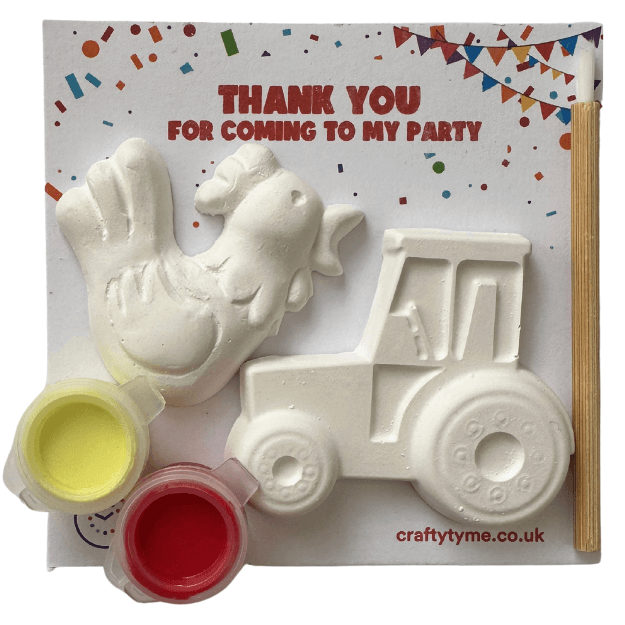 Farm Animal Tractor Party Favour