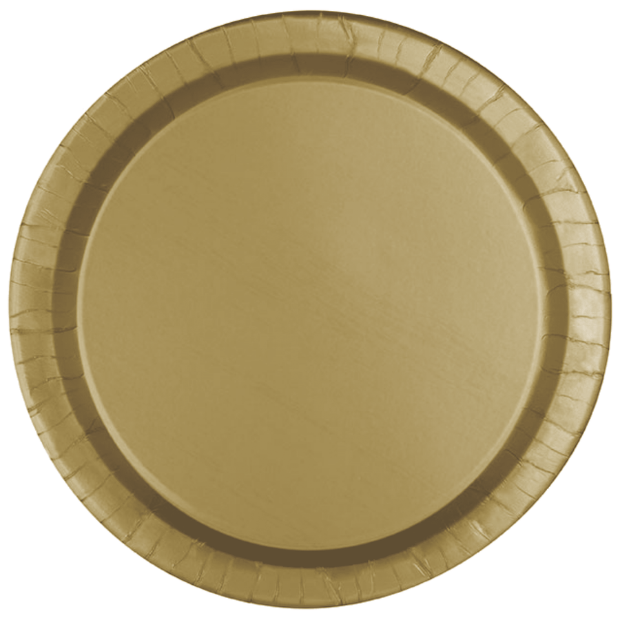 Gold Paper Plates