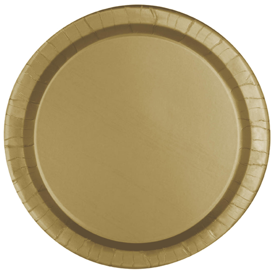 Gold Paper Plates