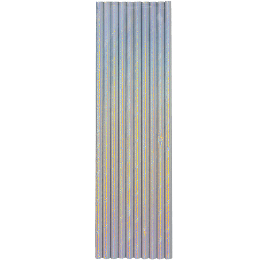 Iridescent Paper Straws