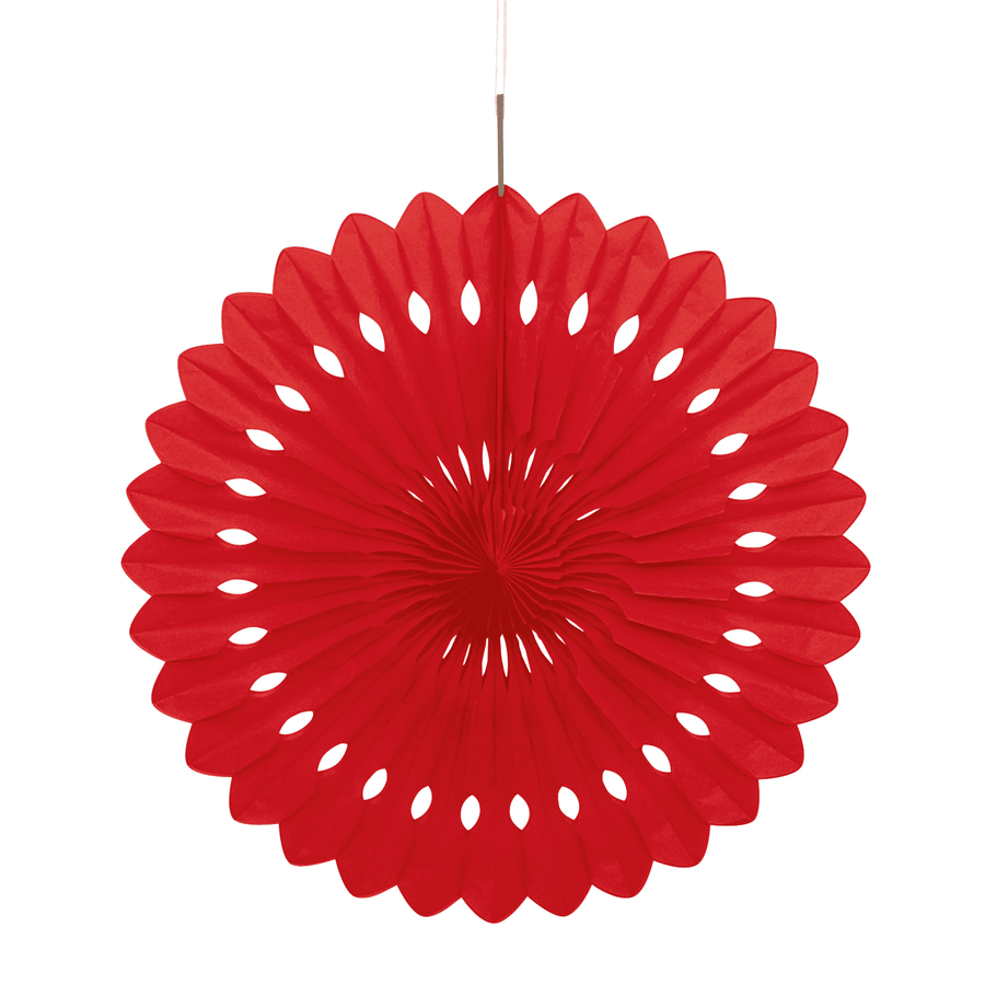 Red Decoration Fan