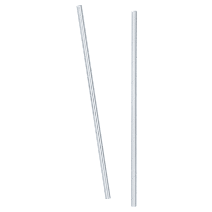 Silver Foil Paper Straws