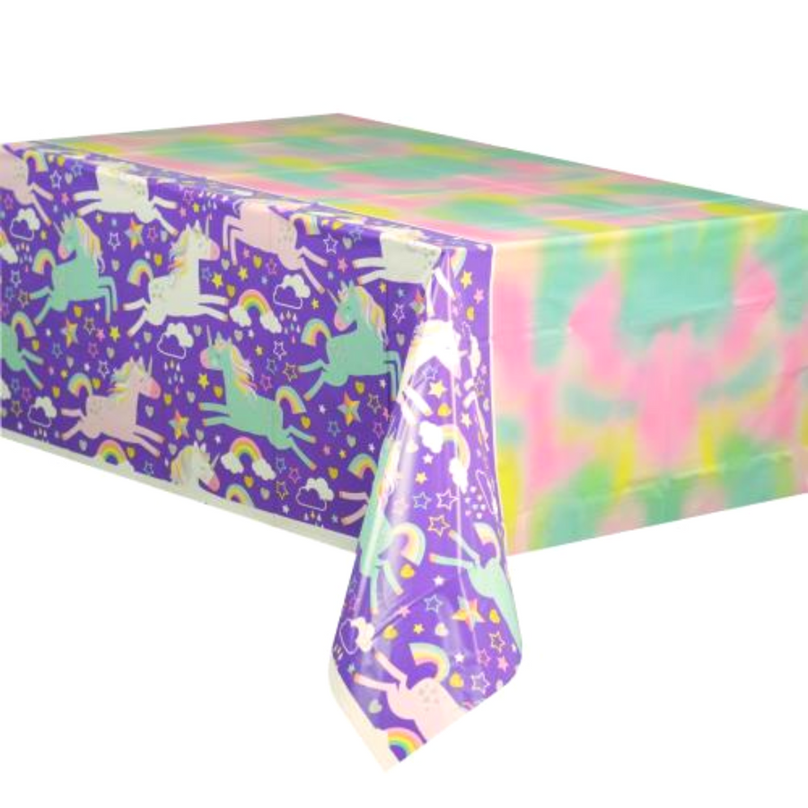 Unicorn Plastic Table Cover