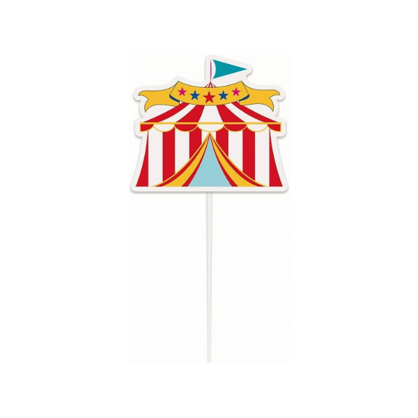 circus cake topper