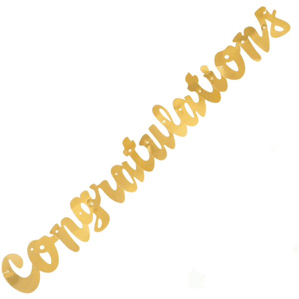 congratulations script banner