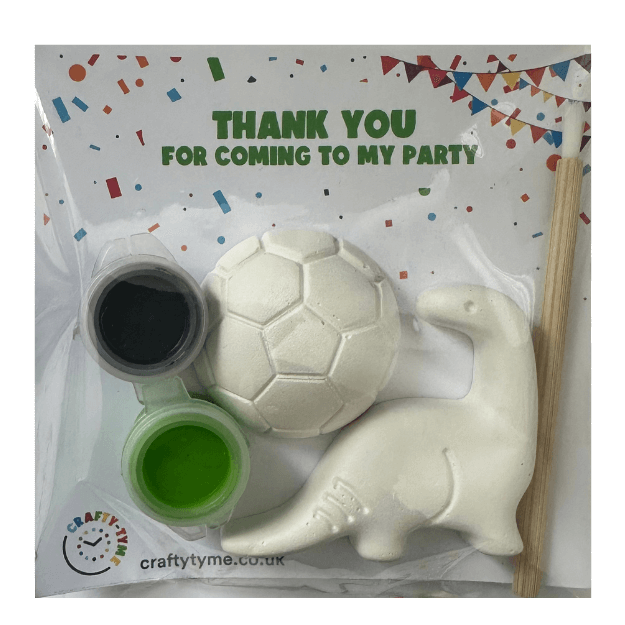 diplodocus football party bag