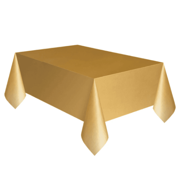 gold table cover