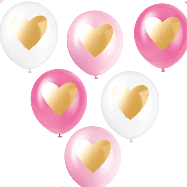 heart latex balloons