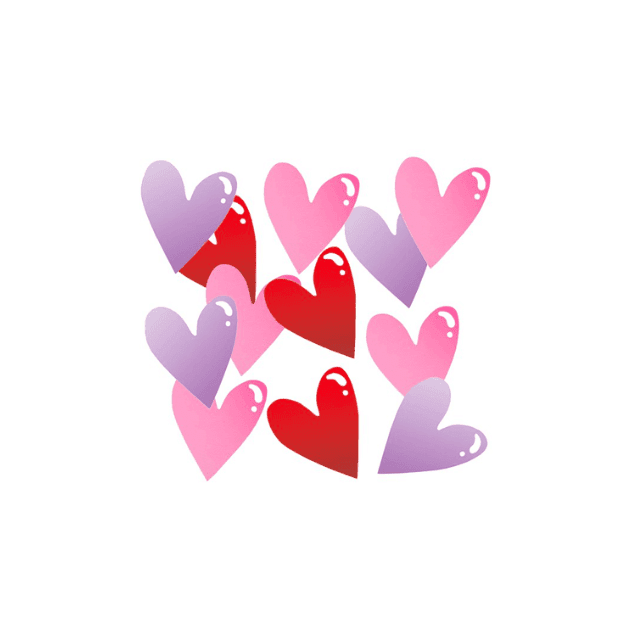 jumbo heart confetti