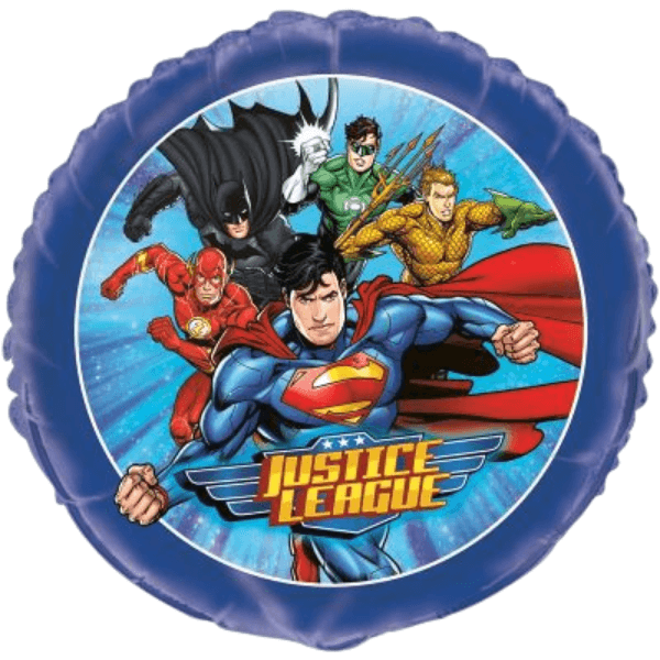 justice league foil balloon