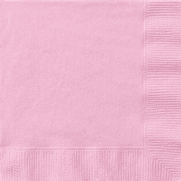 pink paper napkins