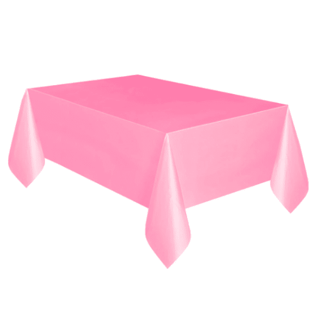 pink table cover