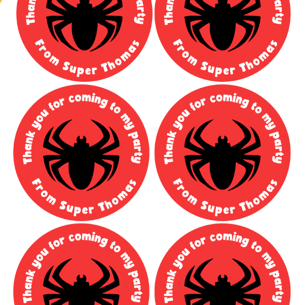 spiderman stickers