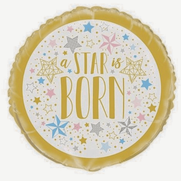 star is born foil balloon